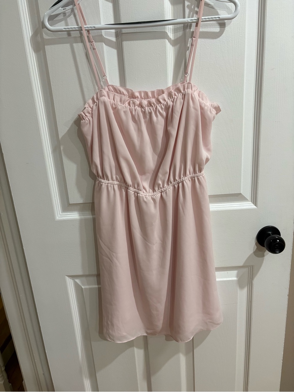 Sunday Best Light Pink Spaghetti Strap Dress